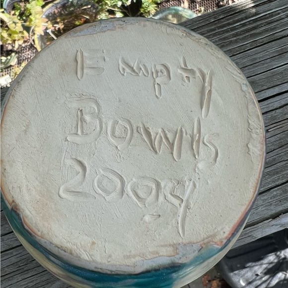 Empty Bowls Pottery Bowl Handmade Preowned - Picture 9 of 16
